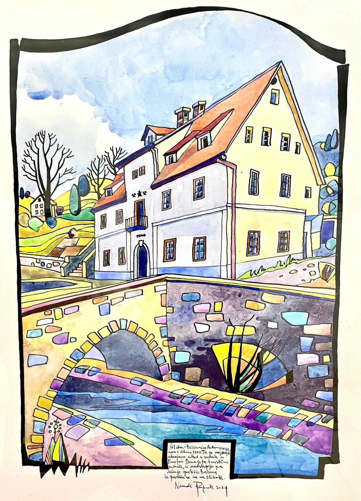 Gostisce Barbara Hotel Idrija Bagian luar foto